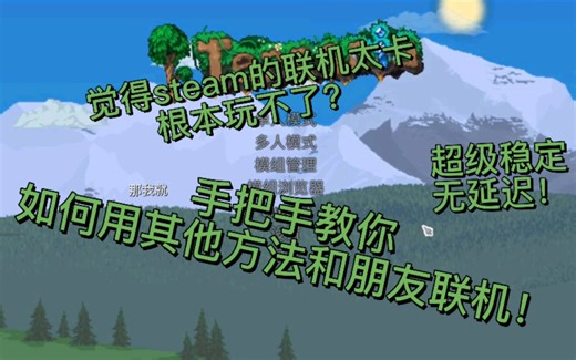 【泰拉瑞亚】手把手教你如何和朋友联机！（内网穿透）（泰拉瑞亚联机）