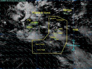 TV Weather updated for Wednesday 27th March 2024 | Tonga Meteorological Services, Government of Tonga