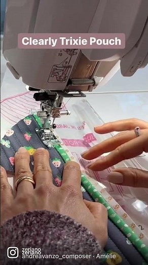 How to sew a vinyl | Sewing Zipper Pouch