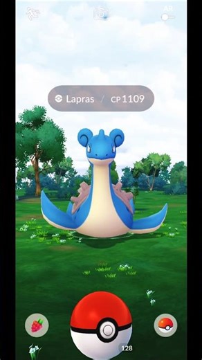 Catching Rare Lapras CP 1109 in Pokemon GO (2026) Gameplay #Shorts