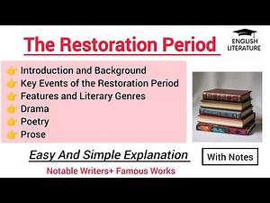 The Restoration Period in the History of English Literature