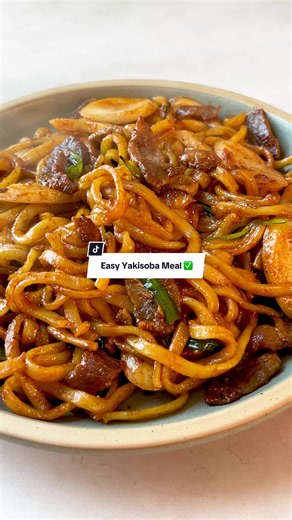 Delicious Premium Savory Miso Yakisoba Recipe