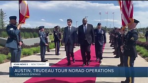 SecDef Lloyd Austin and Canadian PM Justin Trudeau visit NORAD