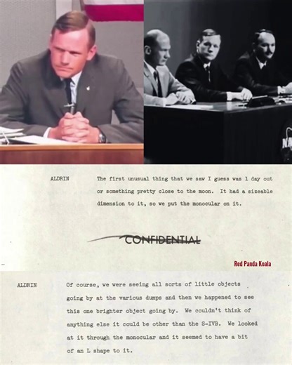 🇺🇸 Neil Armstrong documented an unidentified object near the moon, and that report just became public in the Trump UFO files.Armstrong: "The first unusual thing that we saw I guess was 1 day out or something pretty close to the moon. It had a sizable dimension to it, so we put the monocular on it."The whole crew came back visibly different in the post-flight press conference, looking like men who had seen something they weren't allowed to talk about, and nobody ever got a straight answer why. 