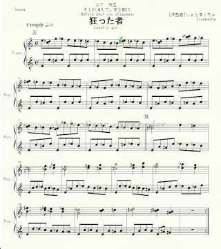 Lunatic Guy (full score transcription cover)【from Before You Disappear ETC.】
