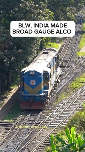 BLW, India made Broad Gauge ALCO 6525 WDM 3A Diesel Locomotive