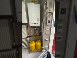 Εγκατάσταση επιτοιχης μονάδας με σύστημα υγραερίου