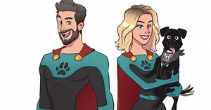 Artistas viram desenhos de super-heróis em calendário de proteção animal