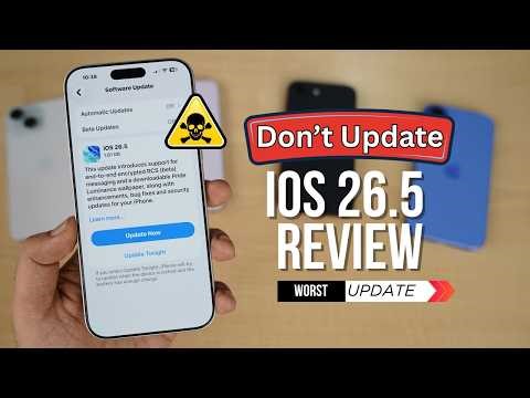 iOS 26.5 Review | Don't Update Big Problems | Amazon Great Summer Sale
