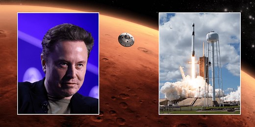 Elon Musk unveils new 'Marslink' service to connect PLANETS with high speed Wi-Fi in major hope for Mars missions