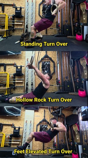 Ring Muscle-up turn over drills #crossfit #calisthenics #tips #fitness