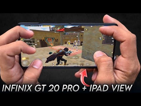 Infinix GT 20 Pro PUBG Test | Real iPad View Gameplay + Gyro 🔥