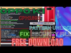 Oppo K1 Cph1893 Pattern Unlock FIX Security File Free Donload