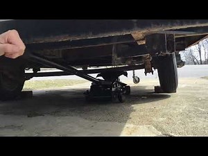 Straightening a Trailer Axle Part 1
