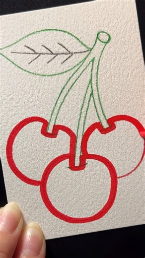 Malihah Atikah on Instagram: "🍒🍒🍒🍒🍒 . . . . . . . . . . . . . . . . . . . . . . . . #coloring #asmr #satisfying #painting #coloringbook"