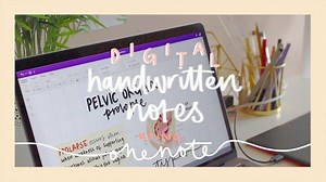 OneNote+数位板制作高效电子笔记分享