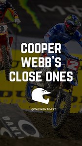 Cooper Webb LOVES to cut it close. Here’s all 12 of Webb’s wins with a sub-1-second margins. This was the top story in this week’s Shop Rag. More info @wewentfast @cooperwebb2 #wewentfast | We Went Fast