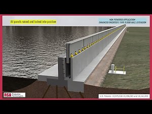 RSA Retractable Concrete Flood wall System Technical Presentation