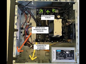 Medion PC Festplatteneinbau (MEDION P63029) - Medion PC hard drive installation