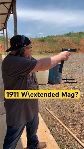 Extended Mag for 1911 45ACP?!? #1911 #45acp #pistol #extendedmag