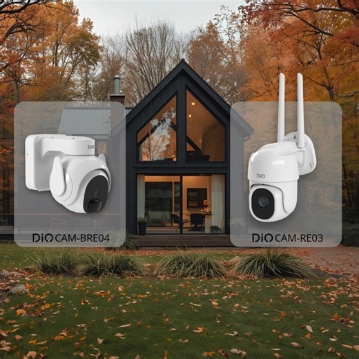 Sécurisez facilement votre maison, sans abonnement ! Surveillez et protégez les alentours de votre maison, grâce aux 2 nouvelles caméras de surveillance grand angle ultra HD DiO. DiOCAM-RE03 : ✅Filaire et ultra performante, Ultra HD 4MP, rotation 350° horizontal et 90° vertical ✅ Vision nocturne couleur jusqu’à 8m, pour une surveillance jour & nuit ✅ Détection humaine jusqu’à 10m : enregistrement automatique ou manuel ✅ Contrôle à distance : pilotez la caméra d’un balayage de doigt sur votre sma