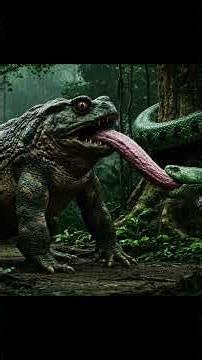 Giant Frog vs Giant Snake | Epic Swamp Battle #movie