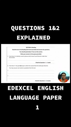 Edexcel English Language Paper 1 - Questions 1&2 #biancatutoring #learnontiktok #gcseenglish #edexcelenglish #gcse2023 #gcserevision #gcseenglishlanguage #edexcel #edexcelpaper #paper1english #creativewriting #descriptivewriting #fiction #learnwithtiktok #imaginativewriting #learnitontiktok #languagetechniques #languagefeature #gcsememes #breakdown breakdown #learnoninstagram #englishteachers #learnitoninstagram #learnenglish #gcses #gcsestudygram #gcsestudyingmotivation #gcseexams2023 #exams #r