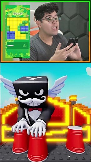 Which cup is the brainrot in? #blockblast