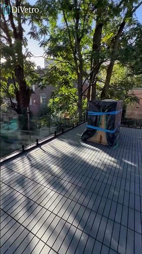 Frameless Rooftop Glass Railings | Custom Glass Railing Installation