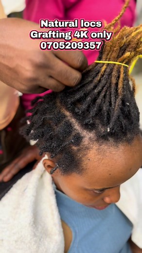 We can reattach your previous shaved locs.