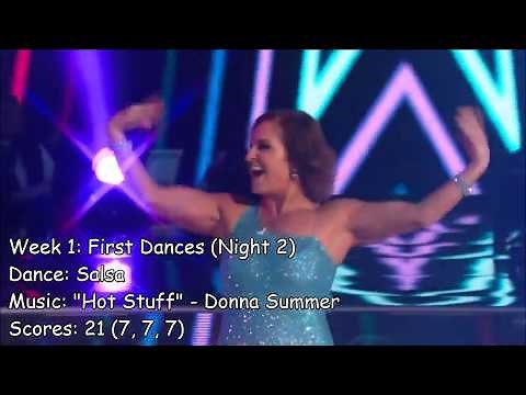 Mary Lou Retton - All Dancing With The Stars Performances