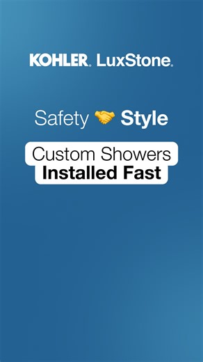 Looking for a safer shower that doesn’t sacrifice style? Remodel with KOHLER LuxStone and enjoy ⬇️  Low step-in access for easier entry and exit  Optional built-in seating for comfort and support ️ Secure grab bars for added stability  Customizable design to match your style  Easy-to-clean, grout-free walls ️ Professional installation in as little as a day ✨ Plus, get $1,000 off your shower remodel with your free quote! ✨ | KOHLER | Facebook