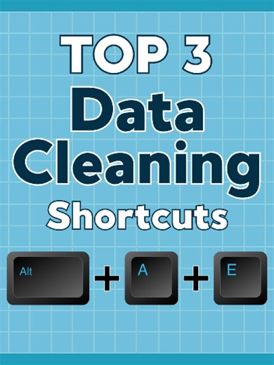 3 Powerful Excel Shortcuts for Fast Data Cleanup