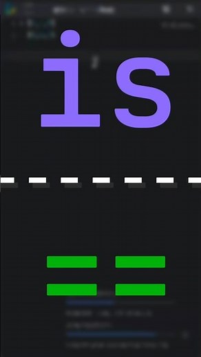 What's The #Difference Between Is & ==