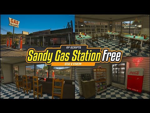 Sandy Gas Station FREE MLO FiveM GTA V