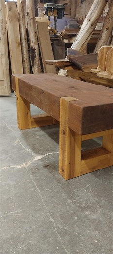 Outdoor Bench, Heavy Duty Bench,garden Bench,handmade Cedar Timber Bench,wood Bench: Rustic Patio Furniture, Outdoor Furniture, Rustic Bench - Etsy