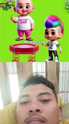 trampoline animation #funny #lucu #viral #comedy