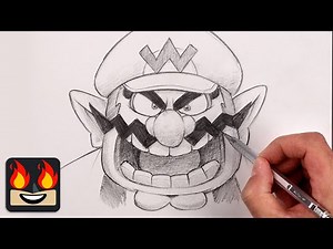 How To Draw Wario | Super Mario