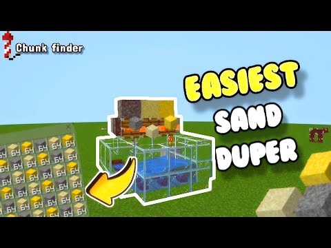 I Found the Easiest SAND DUPER in Minecraft Bedrock! (1.21)