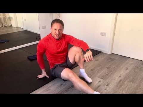 The heel slide! Credit to Joanne Elphinston.