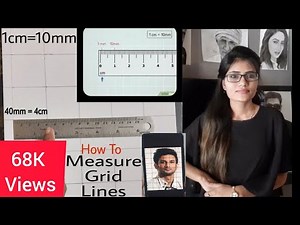 How To Make Grid Lines For Drawing | Easy Way to Measure Grid Lines For Beginners