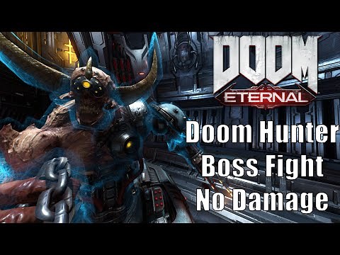 Doom Eternal - Doom Hunter Boss Fight (No Damage, Nightmare)