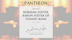 Norman Foster, Baron Foster of Thames Bank Biography | Pantheon