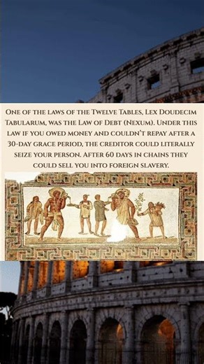How did Romans deal with Debt? The Rule of Debt #romanhistory