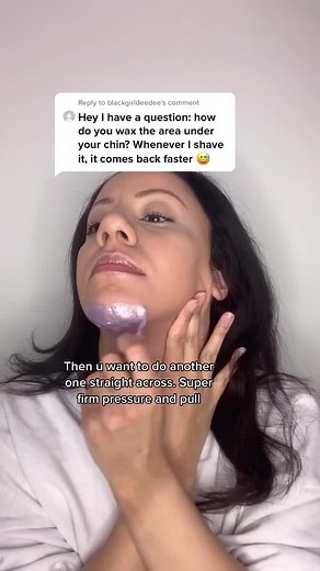 Reply to @blackgirldeedee not my most flattering angle 📐 😂 #chinwax #waxing #wax