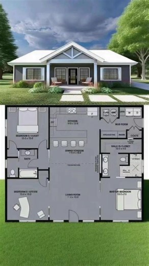 150K views · 193 reactions | lovely 3-Bedroom Home plan ideas with...