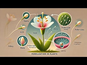 Process of fertilization in plants
