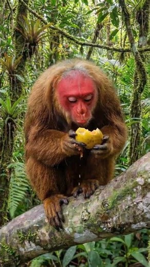 Why Does This Monkey Have a Bright Red Face? | Uakari Explained