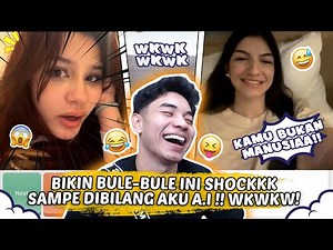 Pertama Kalinya Aku Sampe Dikira A.I WKWKWK, Bule Ini Speechless !! - Ome.TV Internasional
