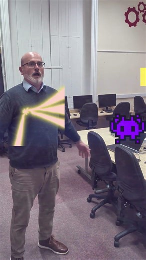 Make Space Invaders 👾 on the micro:bit! #creativecoding #microbit #makecode #coding #fyp